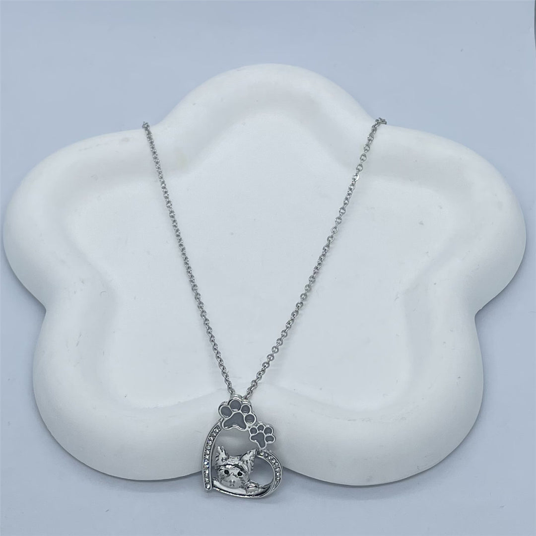 Yorkie Paw Necklace