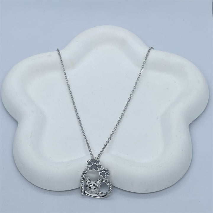 Yorkie Paw Necklace