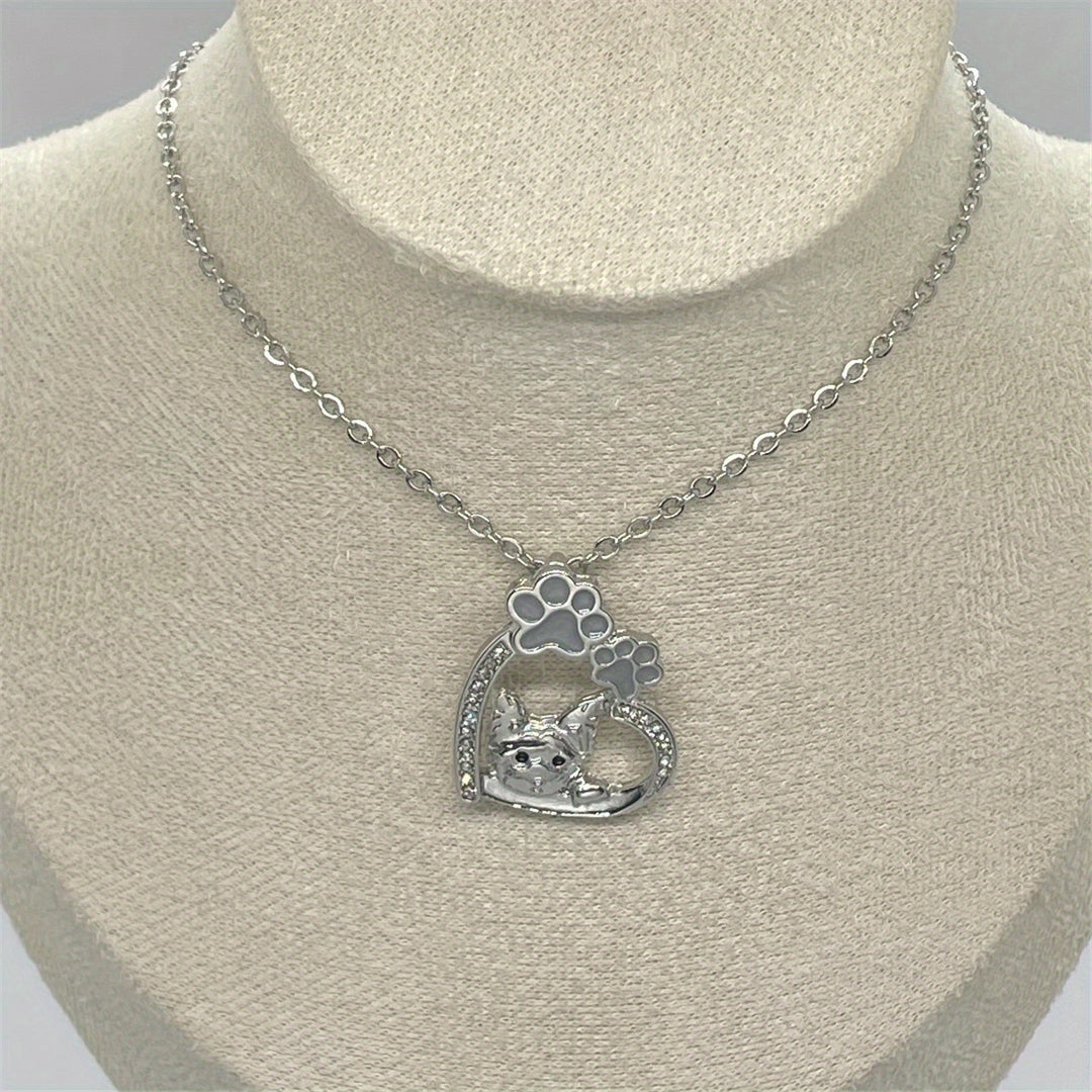Yorkie Paw Necklace