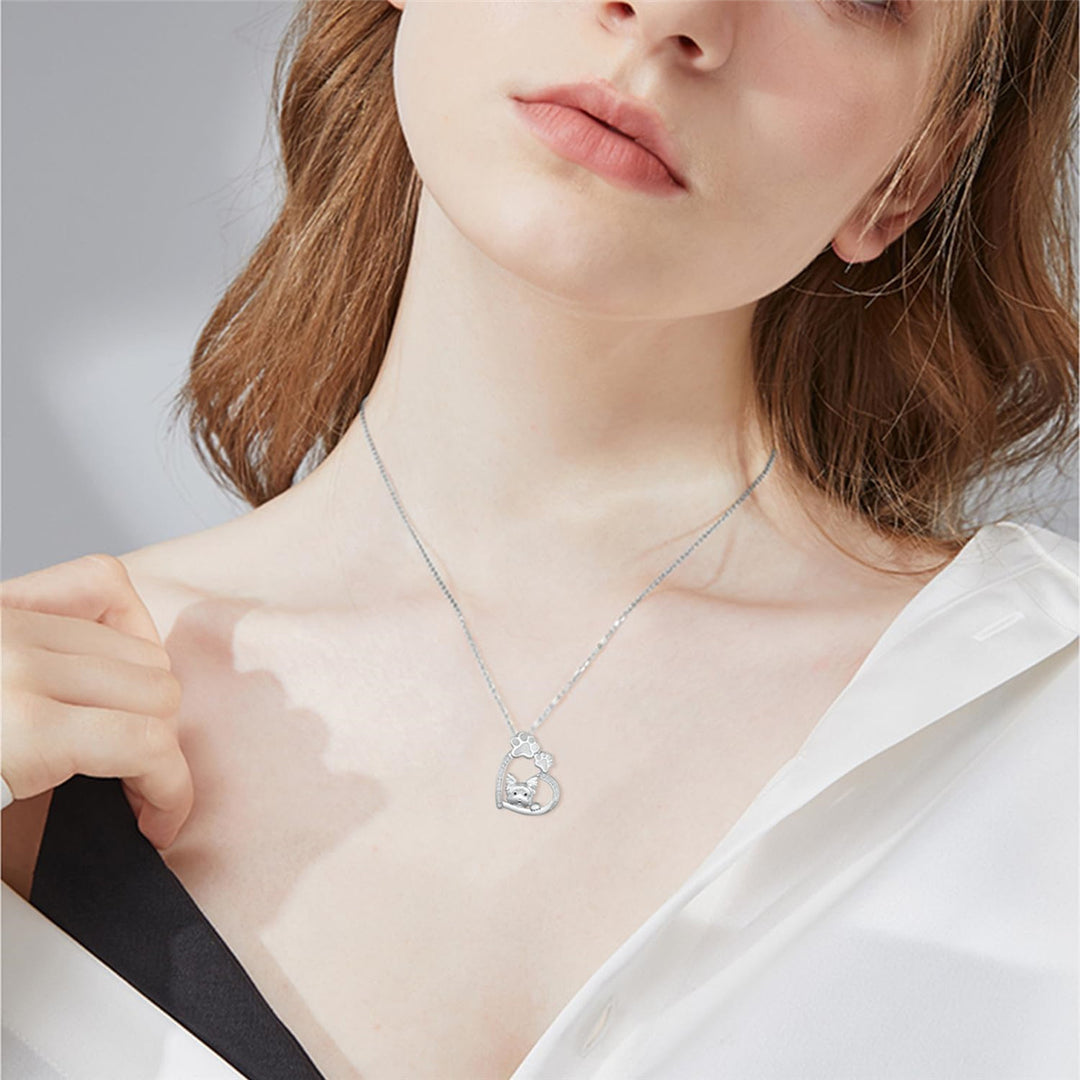 Yorkie Paw Necklace