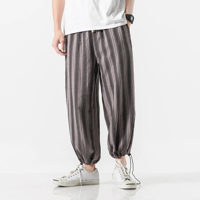 RelaxFit Drawstring Ankle Trousers