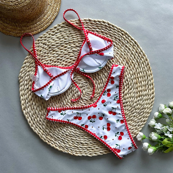 Push Up Bikinis 2024 Sexy Women Swimsuits Swimwear Female Brazilian High Cut Bikini Set Bathing Suit Swimming Suits Beachwear
