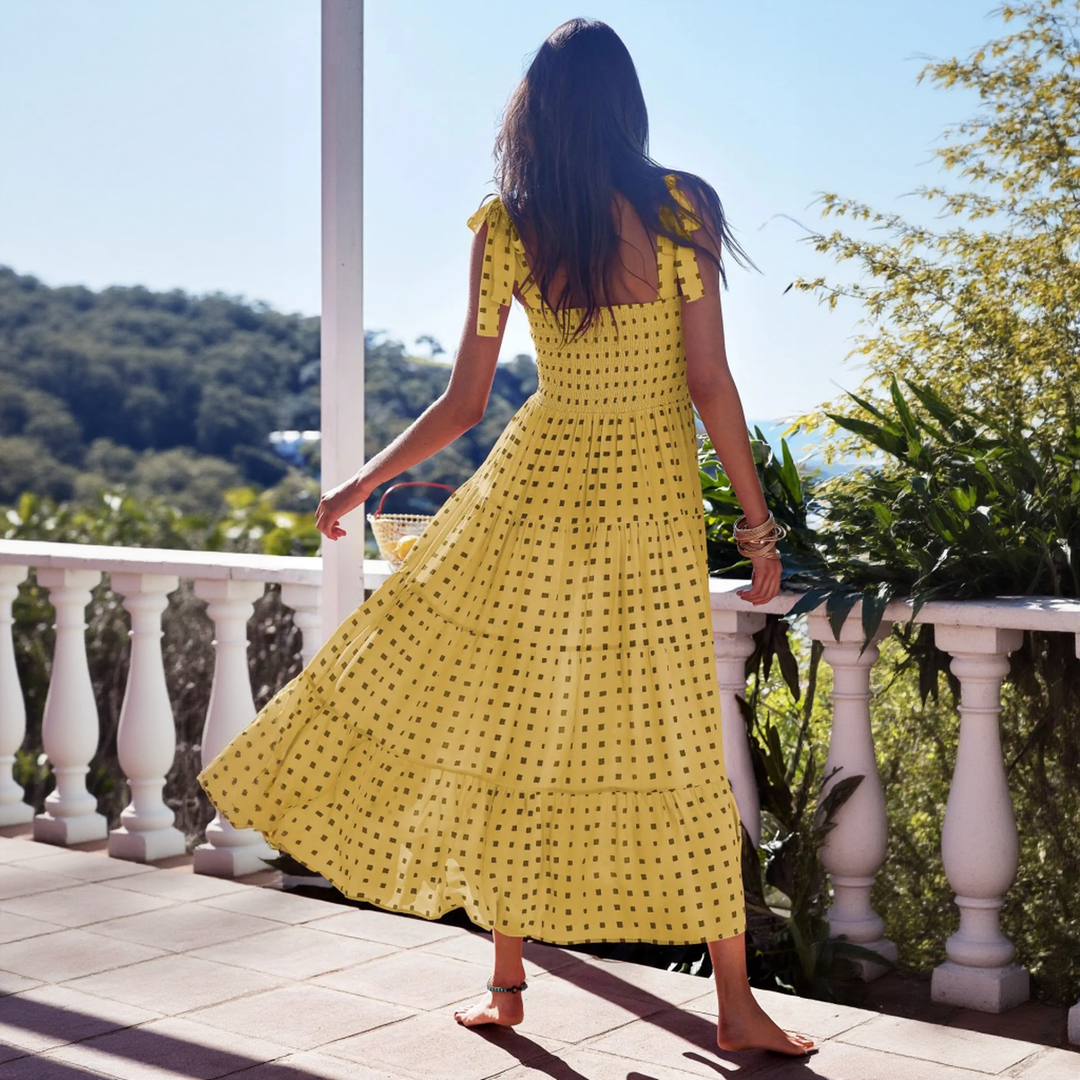 Lemon Drape Maxi