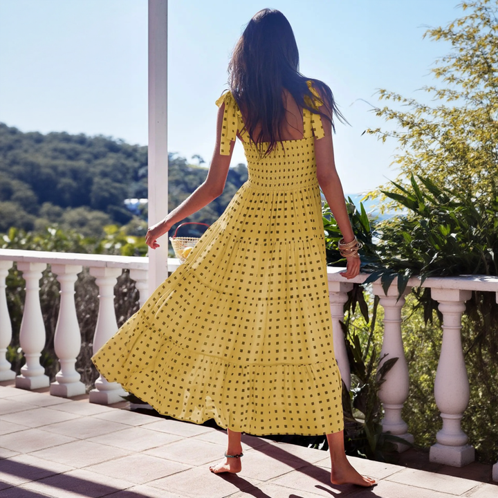 Lemon Drape Maxi